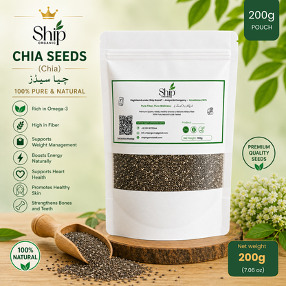 Fiber Combo Pack - 250g Psyllium Husk + 200g Chia Seeds  | Ship Organic