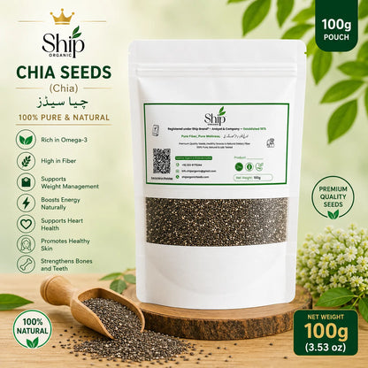 Psyllium Husk Ispaghol 1KG Family Pack + Free Chia Seeds 100g  | Ship Organic