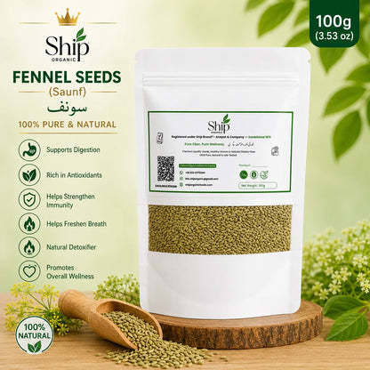Ship Organic Fennel Seeds (Saunf) | Premium Natural Fresh Seeds