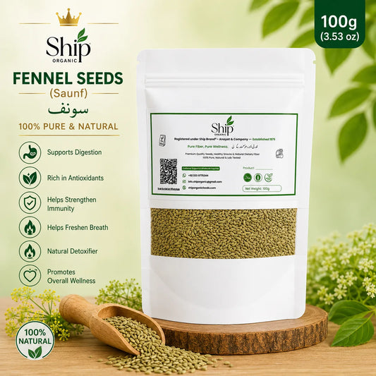 Ship Organic Fennel Seeds (Saunf) | Premium Natural Fresh Seeds